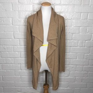 THEORY cashmere waterfall draped cardigan